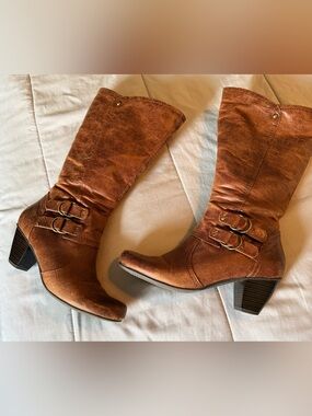 BareTraps Carlie heeled mid-calf boot, size 9.5